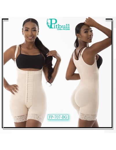 Cinta curta de emagrecimento sem alças Pitbull - FP707